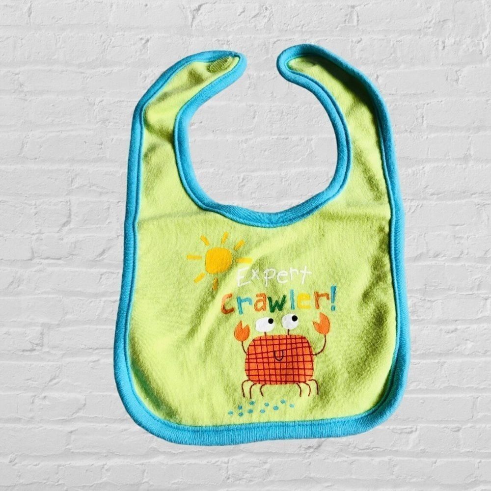 Jumping Beans Expert Crawler Baby Bib